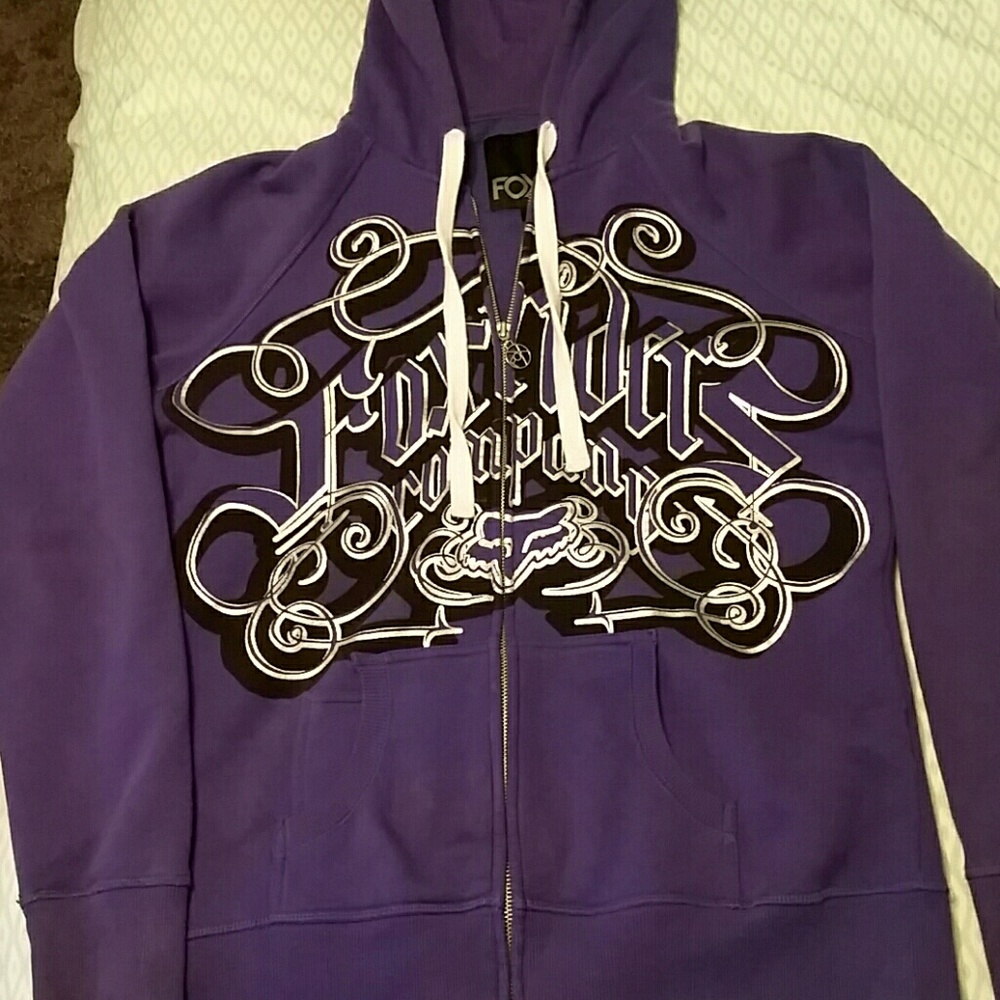 Fox racing zip jacket